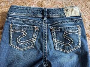 Y2K Silver Women's Suki jeans 27 x 31